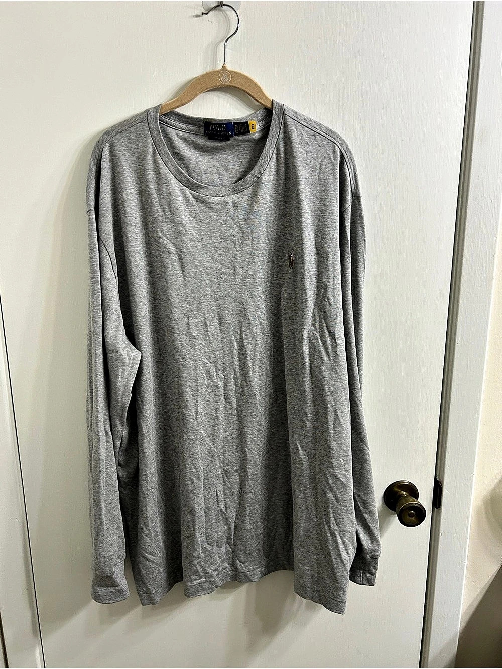 Polo Ralph Lauren Classic Fit Long-Sleeve T-Shirt Gray XL